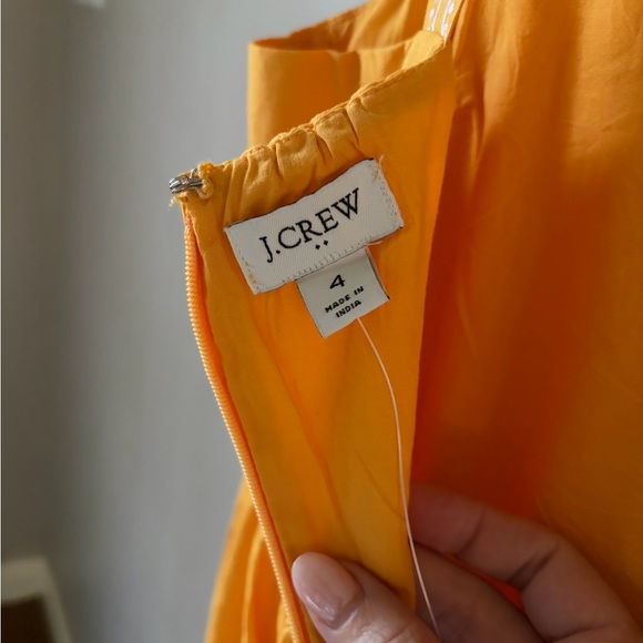 J. Crew Yellow Tiered Embroidery Sundress Size 4 - Picture 7 of 7